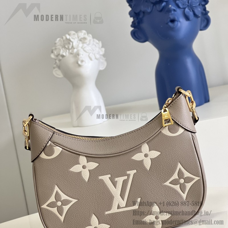 Louis Vuitton M46091 Bagatelle Bag Off-White Embossed Monogram Empreinte