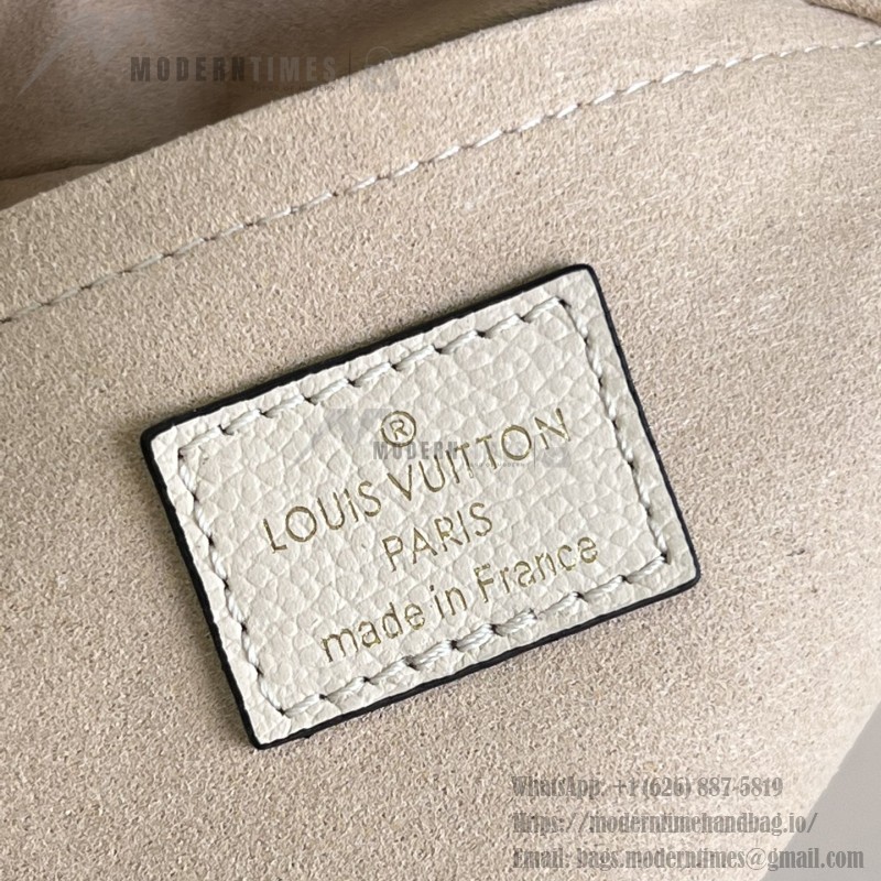 Louis Vuitton M46091 Bagatelle Bag Off-White Embossed Monogram Empreinte
