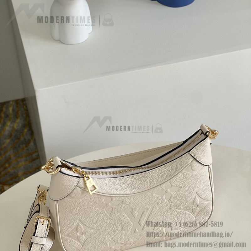 Louis Vuitton M46091 Bagatelle Bag Off-White Embossed Monogram Empreinte