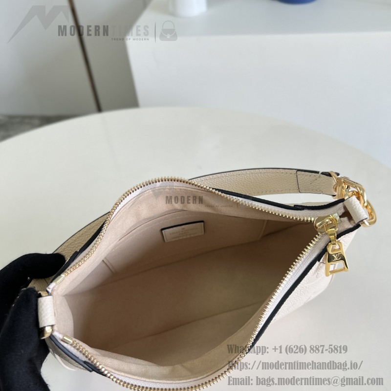 Louis Vuitton M46091 Bagatelle Bag Off-White Embossed Monogram Empreinte