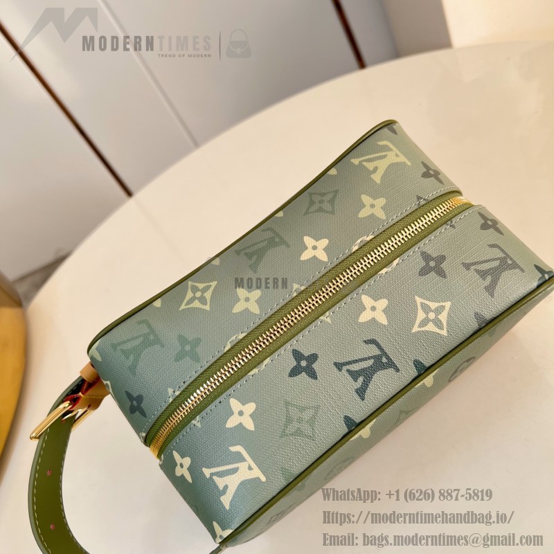 Louis Vuitton Locker Dopp Kit M83112 Monogram Canvas Army Green Toiletry Bag