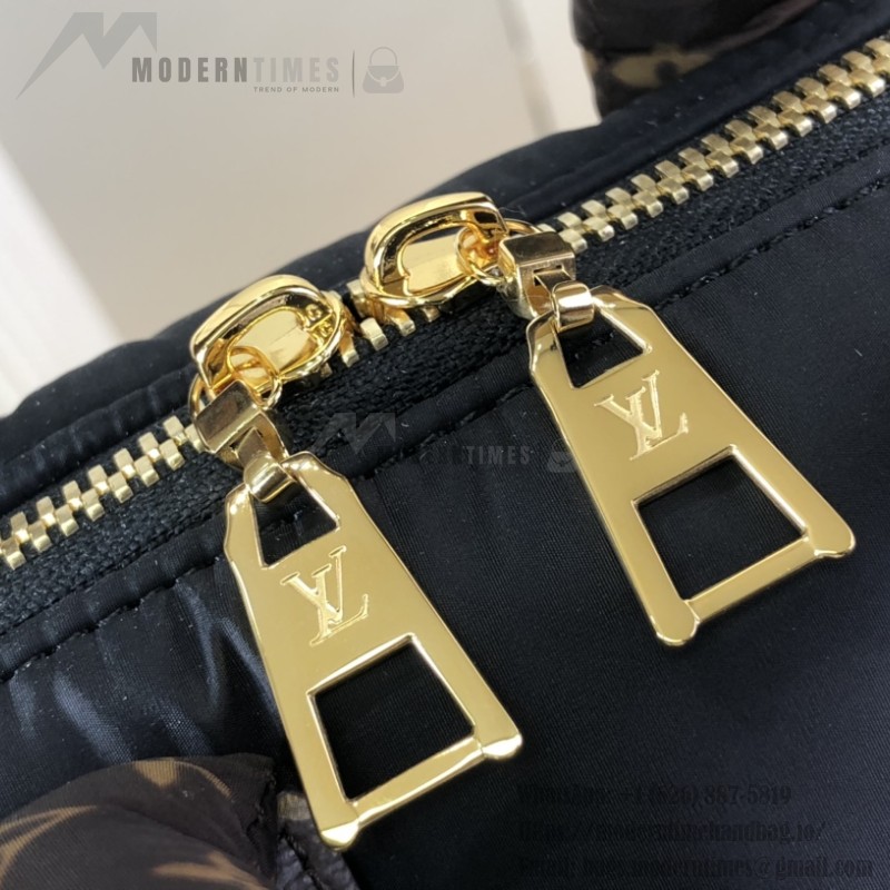 Louis Vuitton Speedy Bandoulière 25 Silver Econyl embroidered tote bag