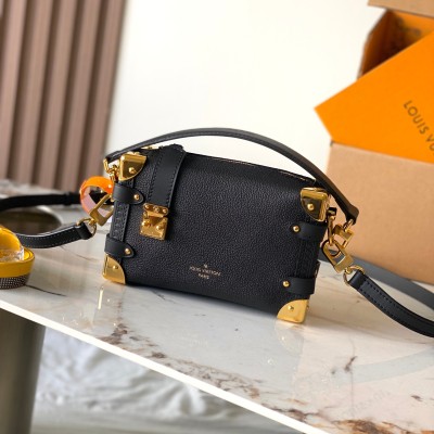 Louis Vuitton - Side Trunk Small Handbag M23817 Premium MB163c Chip Edition, Original Leather