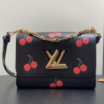 Louis Vuitton Twist PM White Cherry Wave Epi Leather Handbag M13239 M50332