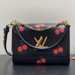 Louis Vuitton Twist PM White Cherry Wave Epi Leather Handbag M13239 M50332