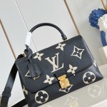 Louis Vuitton Madeleine MM Handbag M46041 Black Monogram Empreinte Replica