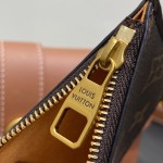 Louis Vuitton Wallet On Chain M12147 Brown Leather Monogram Shoulder Bag