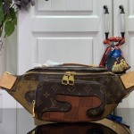 Louis Vuitton Rush Bumbag M15271 Multicolor Monogram with Damier Patches