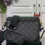 Louis Vuitton Trio Messenger Bag M26052 Black/Green Replica
