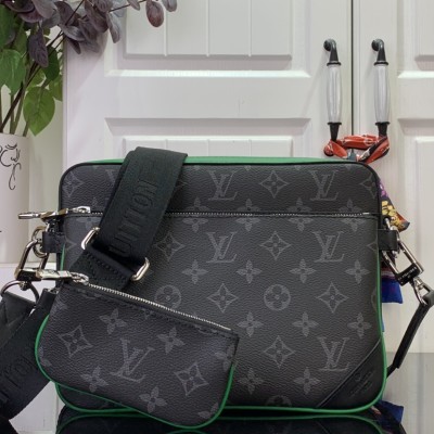 Louis Vuitton - Trio Messenger Bag M26052 Black/Green