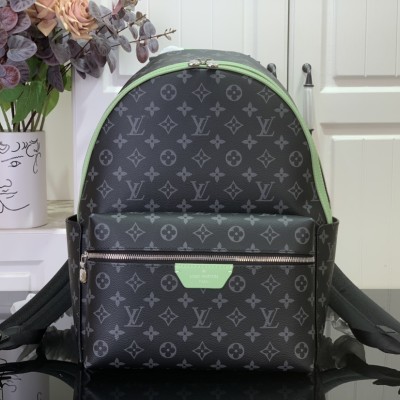 Louis Vuitton - Discovery Backpack PM M25887 Monogram Eclipse Black/Neon Green