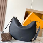 Louis Vuitton Low Key Cookie Medium Handbag – Black Apricot Brown – MB163C Chip