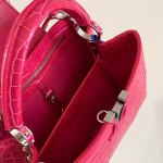 Louis Vuitton Capucines BB M92173 Light Plum Pink Taurillon Leather Handbag