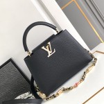 Louis Vuitton Capucines BB Black Chip Replica Bag M23951 M23950