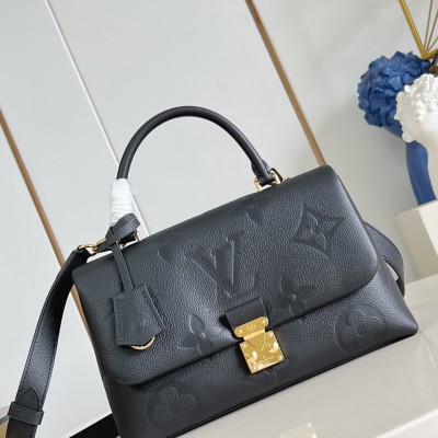 Louis Vuitton - Madeleine MM Handbag M46041 Black Monogram Empreinte