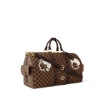 Louis Vuitton Keepall Bandoulière 50 Travel Bag M26434 Monogram Eclipse Replica