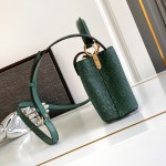Louis Vuitton Capucines Green Lizard Replica Handbag M98156 M98177