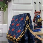 Louis Vuitton x Takashi Murakami Coussin PM M14978 Denim Cherry Handbag