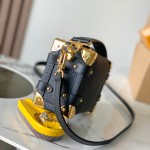 Louis Vuitton Side Trunk M23817 Small Handbag with MB163c Chip in Original Leather