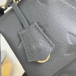 Louis Vuitton Madeleine MM Handbag M46041 Black Monogram Empreinte Replica