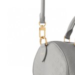 Louis Vuitton Speedy Soft 30 Grey Minigram Bold Handbag M25670 Front View
