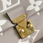 Louis Vuitton Madeleine MM Handbag M46041 Black Monogram Empreinte Replica