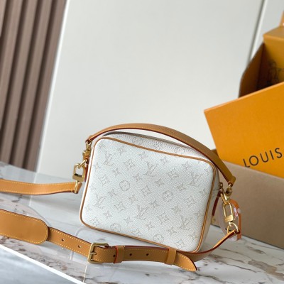 Louis Vuitton - NIL Handbag M14682 White Premium MB163c Chip Version with Original Leather