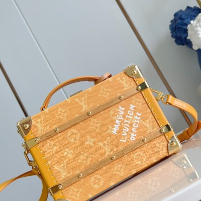 Louis Vuitton - Handle Trunk Handbag M12458 Monogram Heritage Canvas Pharrell Williams Edition