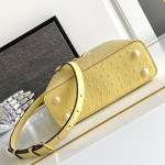 Louis Vuitton Capucines BB Yellow Custom Taurillon Leather Handbag M24713 M24714
