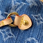 Replica Louis Vuitton Neverfull MM M13192 Denim Trim with MB163c Chip