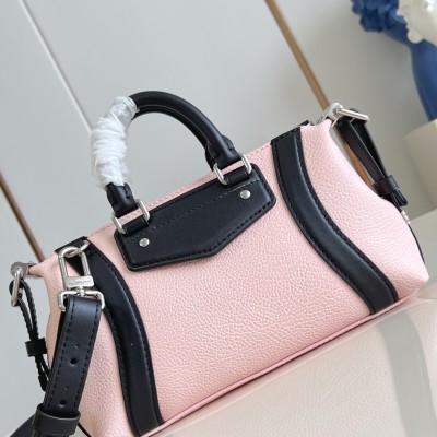 Louis Vuitton - Biker Handbag M14700 Pink Lambskin & Cowhide Leather 
