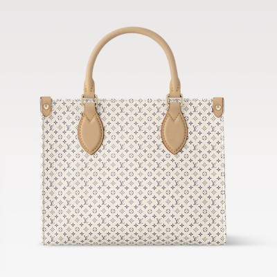 Louis Vuitton - On The Go PM Handbag Dune Beige Leather M15138