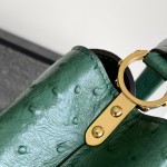 Louis Vuitton Capucines BB Custom Green Taurillon Leather Handbag M24713 M24714