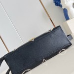 Louis Vuitton Madeleine MM Handbag M46041 Black Monogram Empreinte Replica