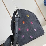 Louis Vuitton Speedy 40 Bandoulière M14136 LV Blason Denim Replica – ModernTimeHandbag