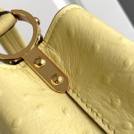 Louis Vuitton Capucines BB Yellow Custom Taurillon Leather Handbag M24713 M24714