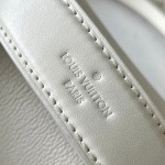 Louis Vuitton Side Trunk BB Handbag M23915 M25072 in Off-White and Light Brown – Premium Leather Replica