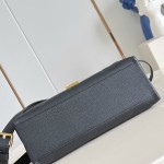 Louis Vuitton Madeleine MM Handbag M46041 Black Monogram Empreinte Replica