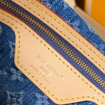 Replica Louis Vuitton Neverfull MM M13192 Denim Trim with MB163c Chip