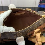 Louis Vuitton Keepall Bandoulière 25 M15428 Nigo Monogram & Damier Patchwork Canvas Bag