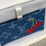 Louis Vuitton Twist PM White Cherry Wave Epi Leather Handbag M13239 M50332