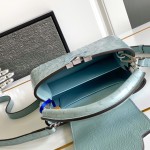 Louis Vuitton Capucines BB Light Blue Taurillon Leather Handbag M24713 M24714