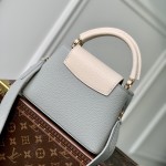 Louis Vuitton Capucines MM Handbag M21296 Mini in Elegant Leather