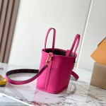  Louis Vuitton Neverfull Bandoulière Inside Out BB reversible handbag in White Green, Pink White, Brown and Rose Pink