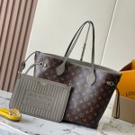 Louis Vuitton Neverfull Inside Out Medium Bag M12063 Elephant Gray