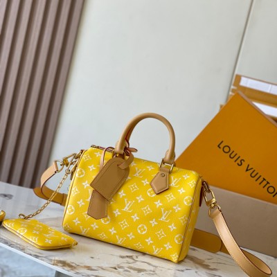 Louis Vuitton - Bandoulière 25 M24426 Yellow Cowhide Leather Bag – Pharrell Williams 2024 Fall/Winter
