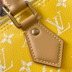 Louis Vuitton Bandoulière 25 M24426 yellow cowhide leather handbag from Pharrell Williams 2024 Fall Winter collection
