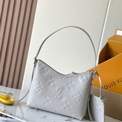 Louis Vuitton - CarryAll Small Bag M12917 Taro Cream 163C MB Chip Edition