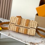 Louis Vuitton Keepall Bandoulière 25 M14455 Rattan Bag Premium MB Chip