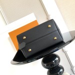 Louis Vuitton Low Key Hobo Bag in grained calfskin leather with adjustable shoulder strap